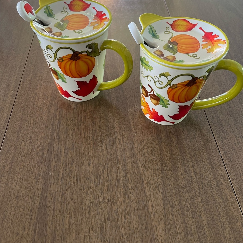 Temp-Tations Mixed Harvest Mug Set with Spoons